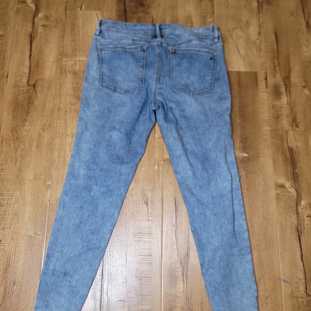 American Rag Cie Floral Embroidered Denim Jeans - Picture 3 of 5
